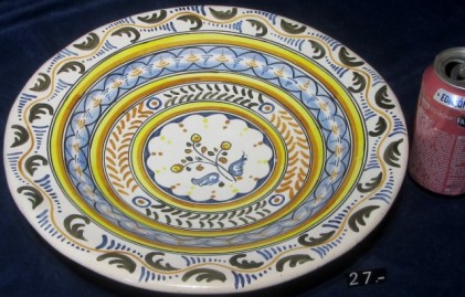 27 PLATO CERAMICA TALAVERA 33CMS